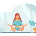 Femme dans posture confortable pour meditation 74855 5302