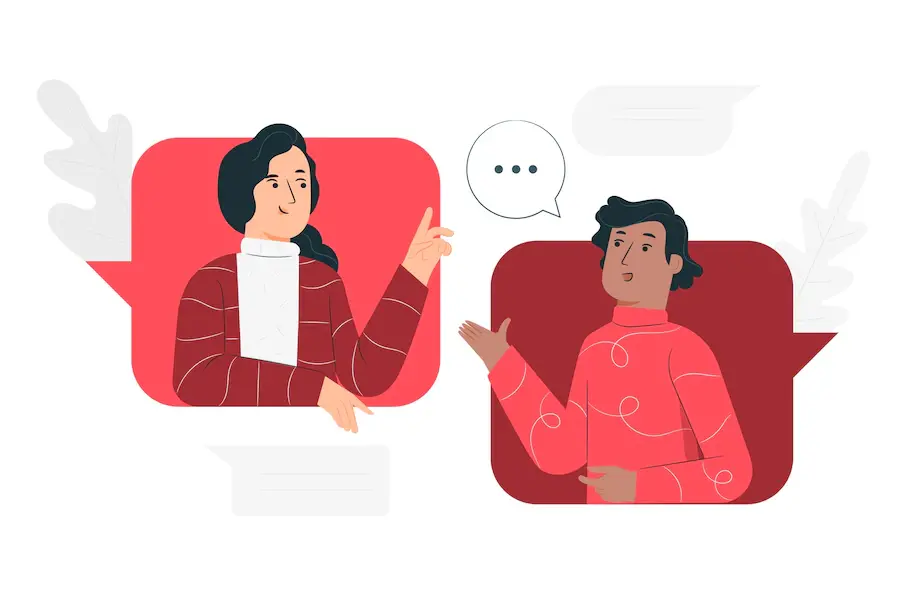 client et thérapeute en téléconsultation